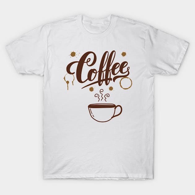 A Cup Of Coffee T-Shirt by After Daylight Project